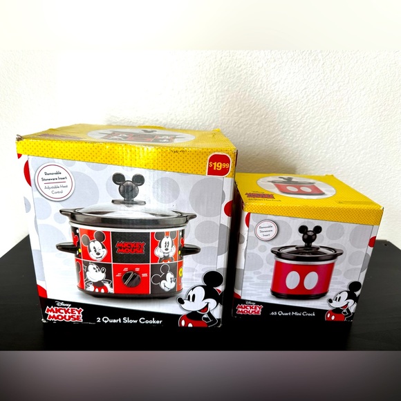 Disney Kitchen Mickey Mouse Slow Cooker Set Poshmark